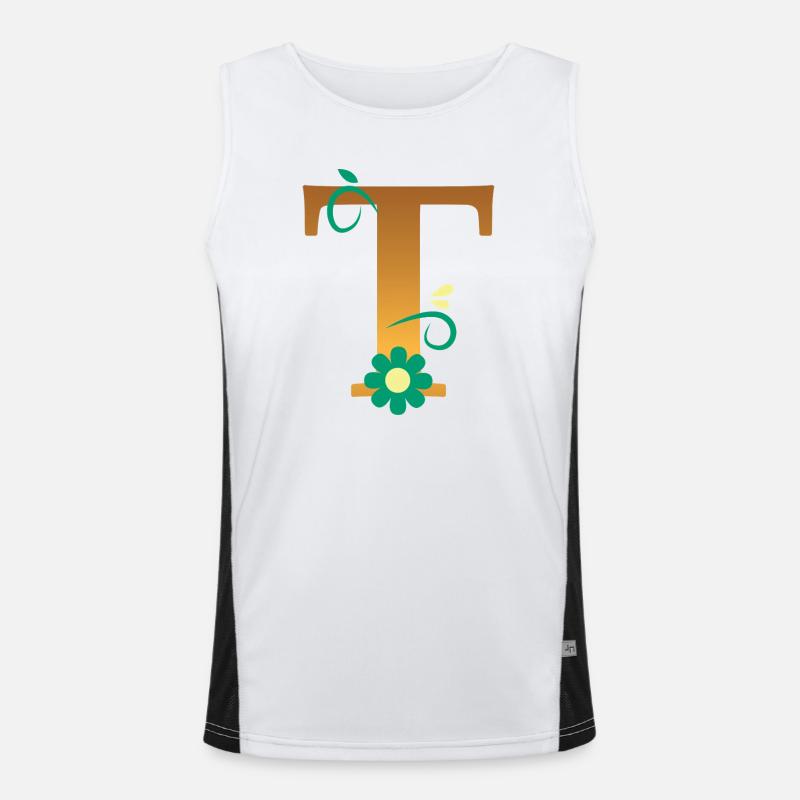 T Funktionelles Kontrast-Tank Top für Männer 