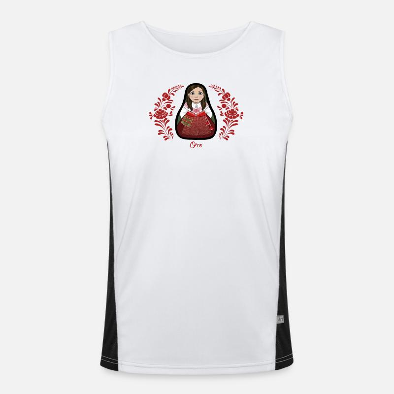 OreKulla Funktionelles Kontrast-Tank Top für Männer 
