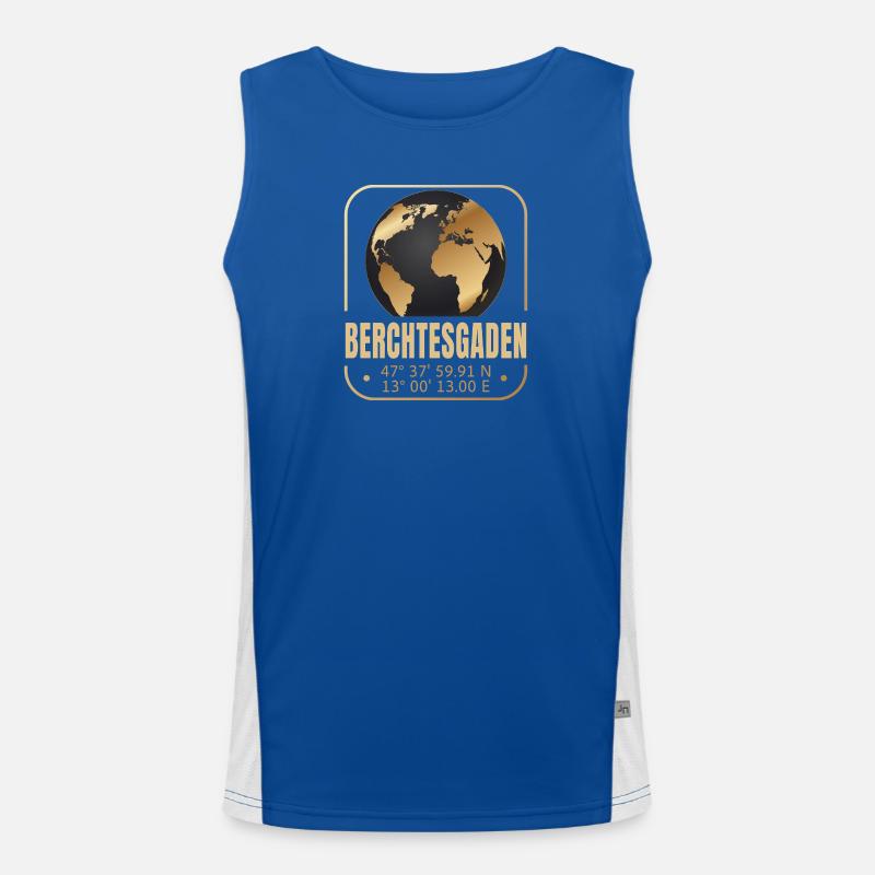 Berchtesgaden Funktionelles Kontrast-Tank Top für Männer 