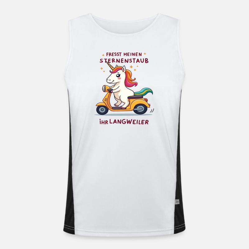 Trottinette Licorne Débardeur respirant contrasté Homme 