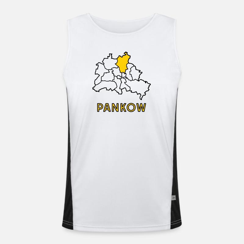 PANKOW, a district of Berlin Men's Functional Contrast Tank Top 