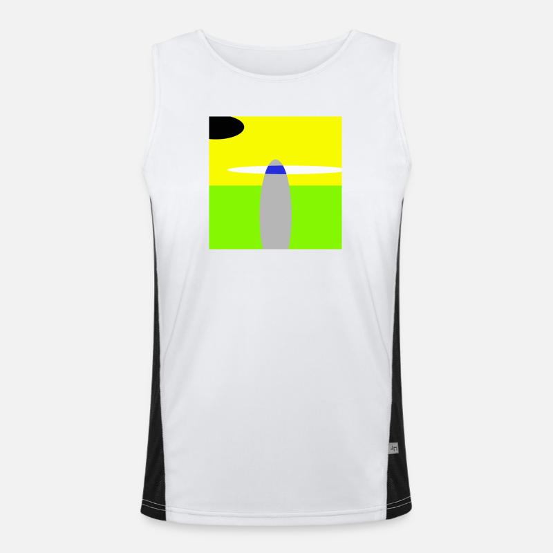 Paysage spatial Débardeur respirant contrasté Homme 