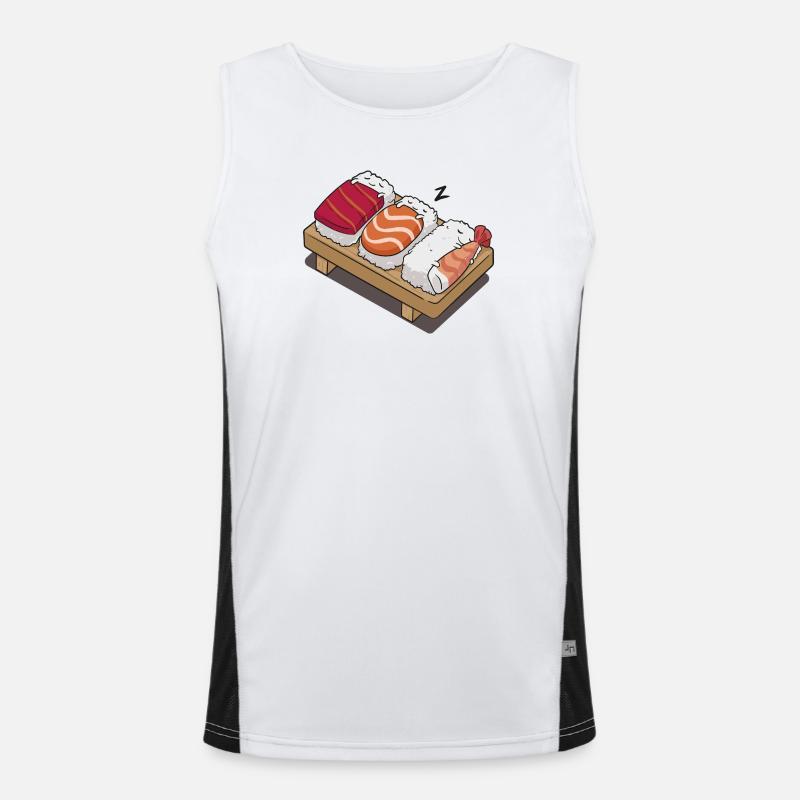 Sushi dormir Débardeur respirant contrasté Homme 