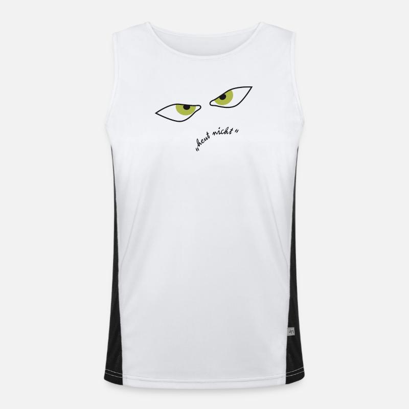Rickel's Design: Heute nicht Funktionelles Kontrast-Tank Top für Männer 