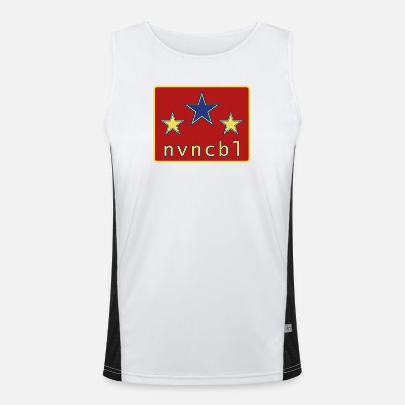 invincible 03 Funktionelles Kontrast-Tank Top für Männer 