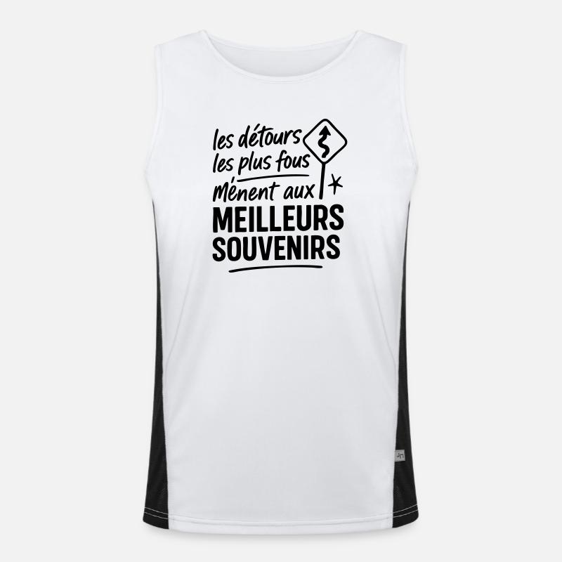 Illustration Éco-Responsable Nature Débardeur respirant contrasté Homme 