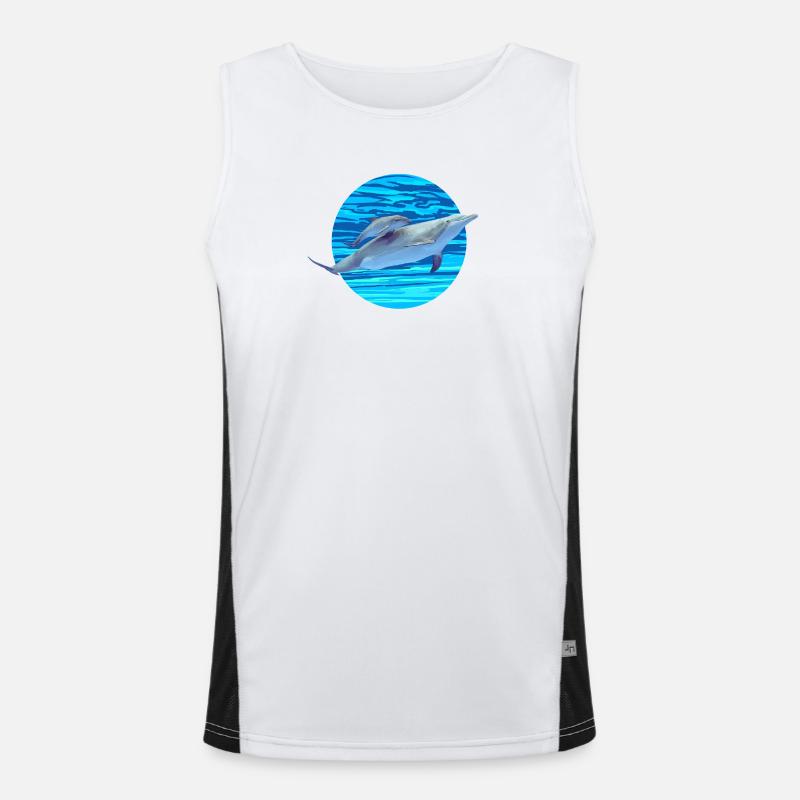 Dolphin Men's Functional Contrast Tank Top 