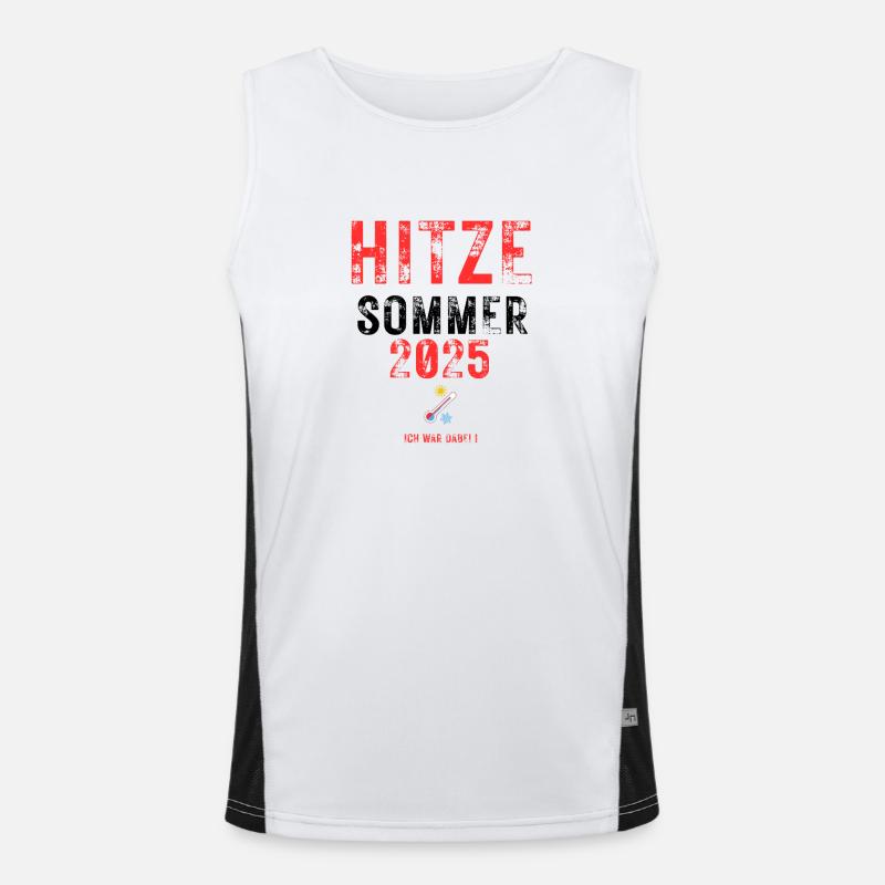 Hitzesommer 25 Funktionelles Kontrast-Tank Top für Männer 