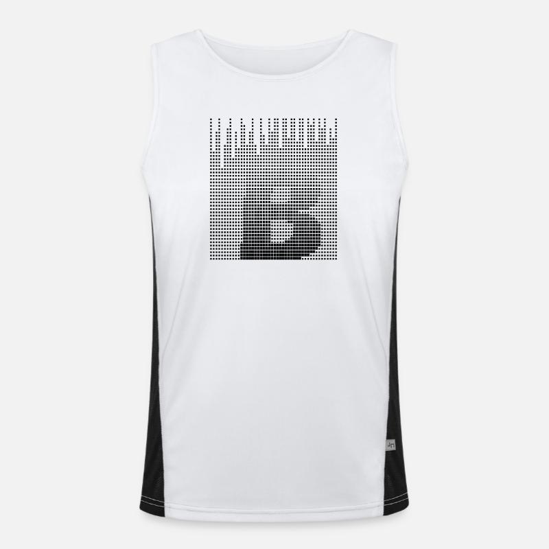 Letter B, Name, der Buchstabe B Funktionelles Kontrast-Tank Top für Männer 