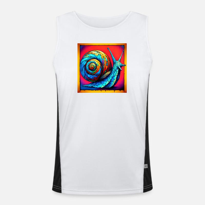 Escargot Débardeur respirant contrasté Homme 