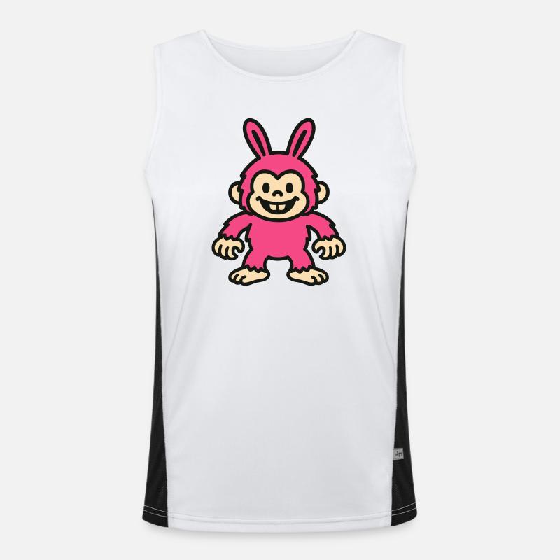 Rabbit Monkey Men's Functional Contrast Tank Top 