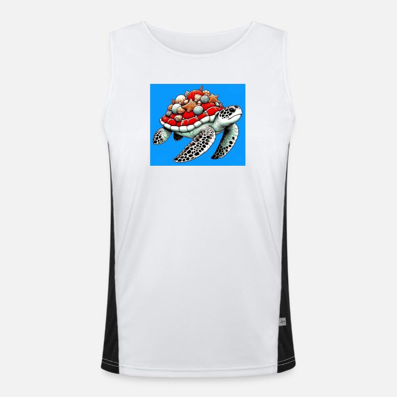 turtle Men's Functional Contrast Tank Top 