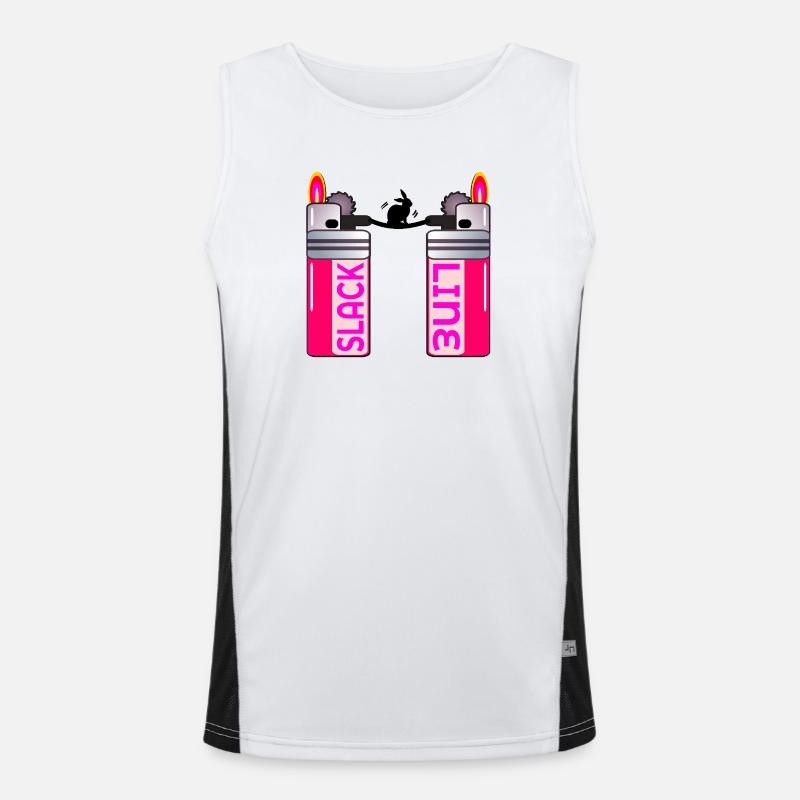 RABBIT SLACKLINING LIGHTER Men's Functional Contrast Tank Top 