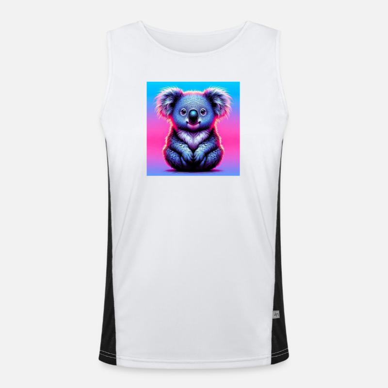 Koala Funktionelles Kontrast-Tank Top für Männer 