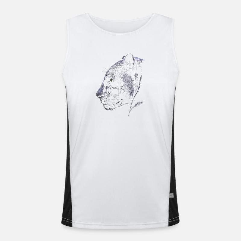 Panther Men's Functional Contrast Tank Top 