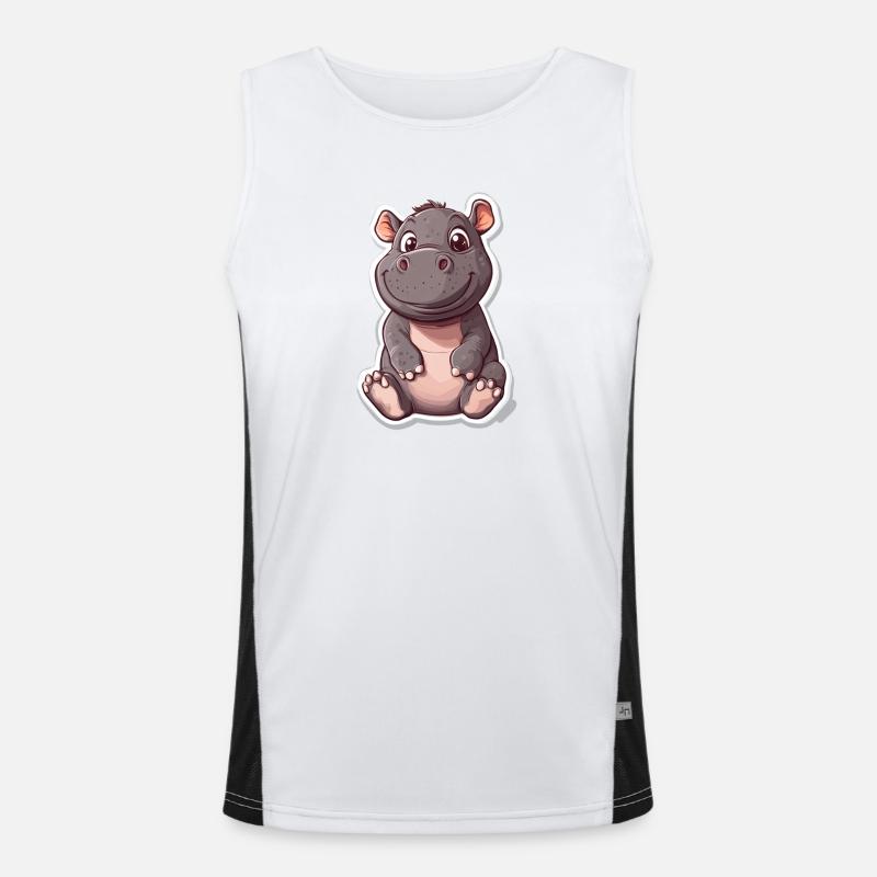 Hippopotame Débardeur respirant contrasté Homme 