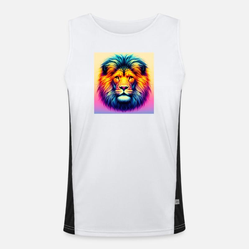 lion Débardeur respirant contrasté Homme 