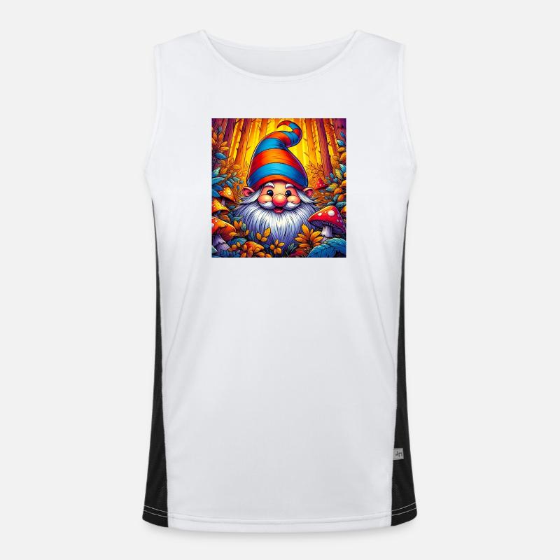 Gnom Funktionelles Kontrast-Tank Top für Männer 