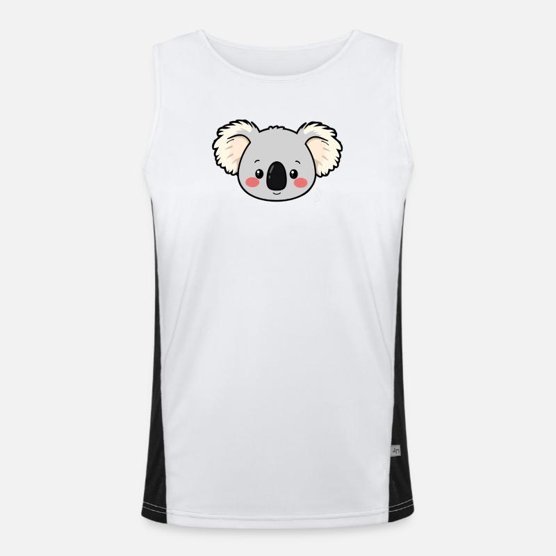 Koala Bear Men's Functional Contrast Tank Top 