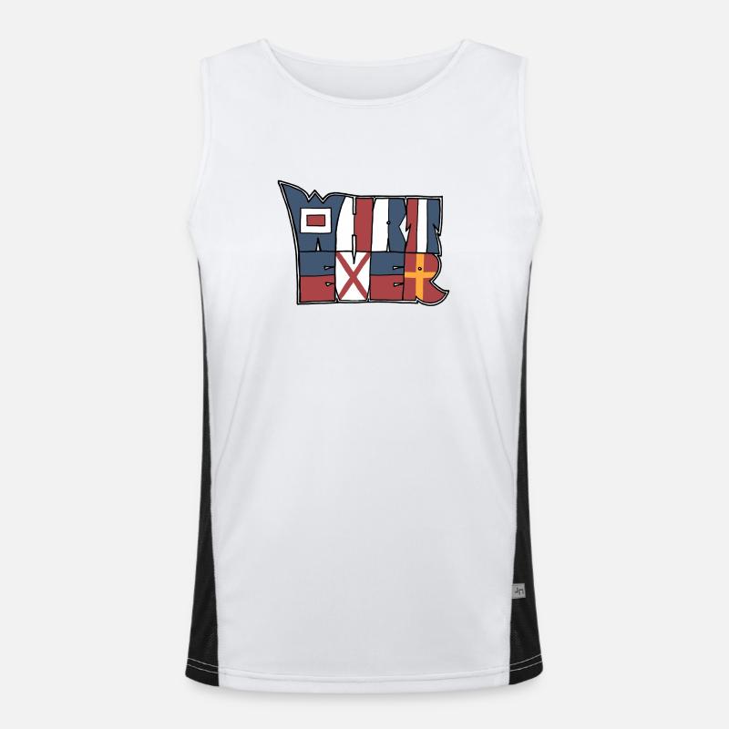 Wasauchimmer Funktionelles Kontrast-Tank Top für Männer 
