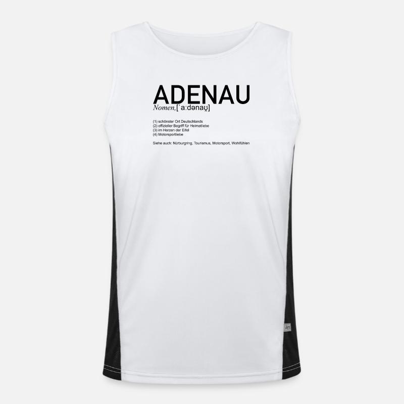 Adenau [Bedeutung] Funktionelles Kontrast-Tank Top für Männer 