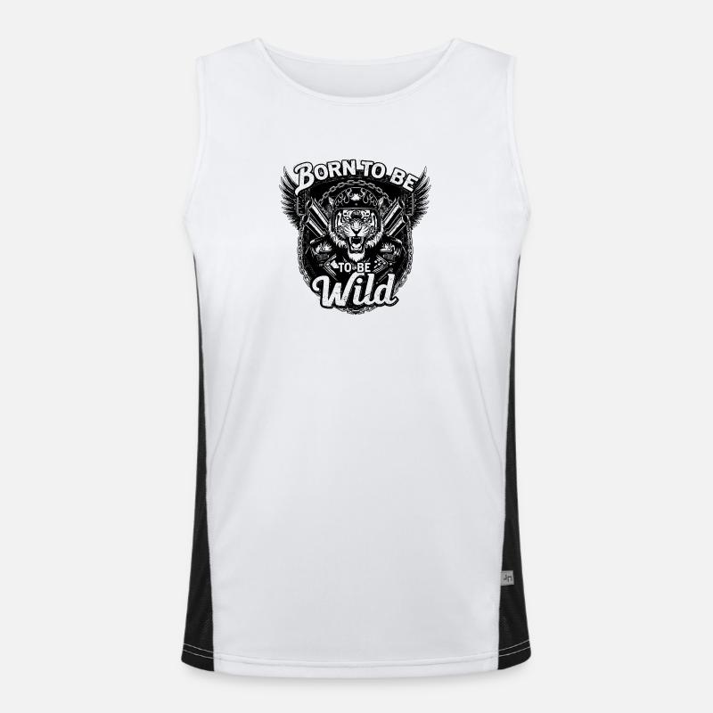 Wild Funktionelles Kontrast-Tank Top für Männer 