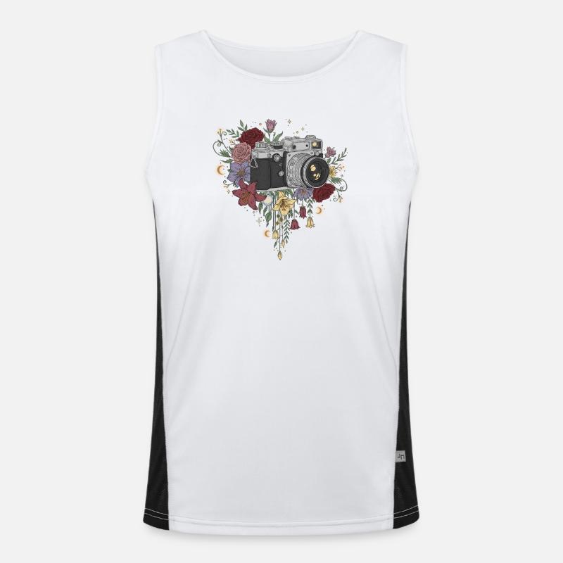 A great camera Men's Functional Contrast Tank Top 