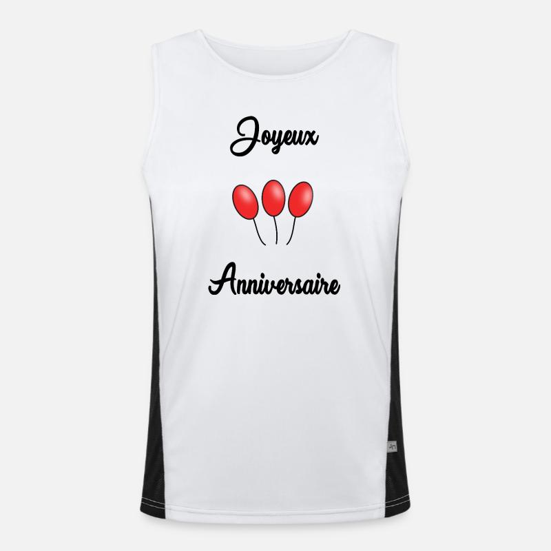 Farbige Tier-Eier Funktionelles Kontrast-Tank Top für Männer 