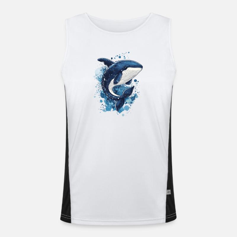 Wal Funktionelles Kontrast-Tank Top für Männer 