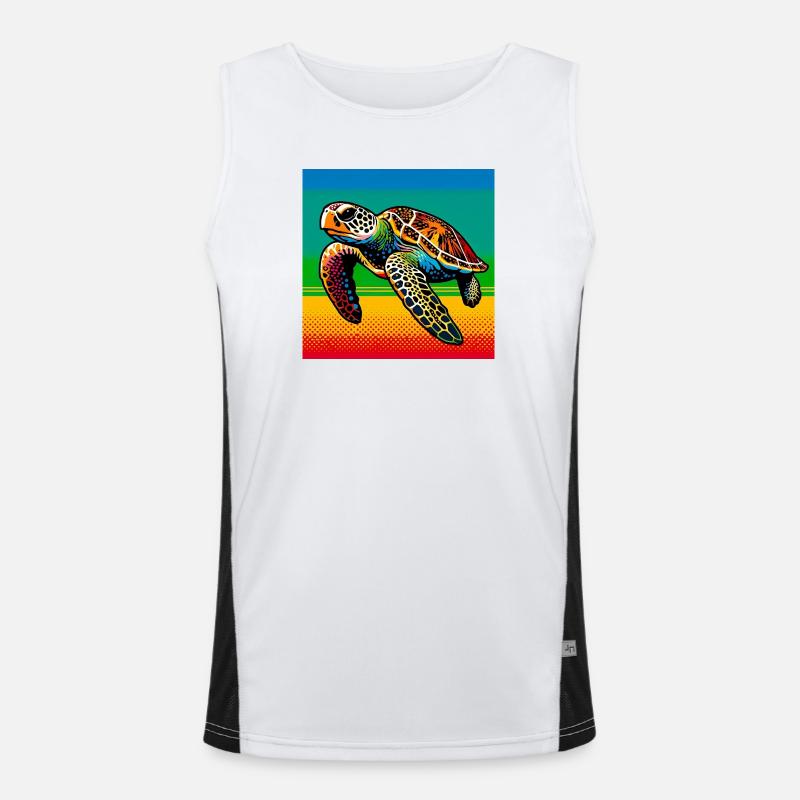 turtle Men's Functional Contrast Tank Top 