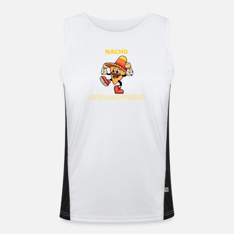 Nacho Average Friend Men's Functional Contrast Tank Top 