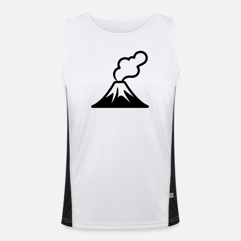 Vulkan Funktionelles Kontrast-Tank Top für Männer 
