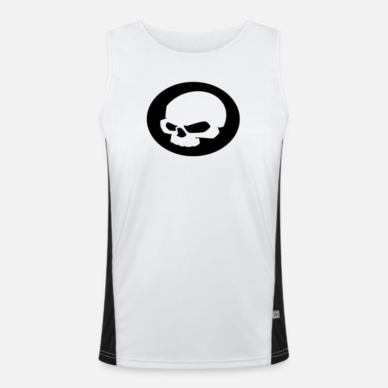 Skull Men's Functional Contrast Tank Top 