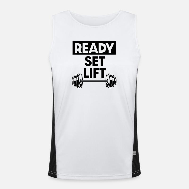Ready Set Lift Men's Functional Contrast Tank Top 