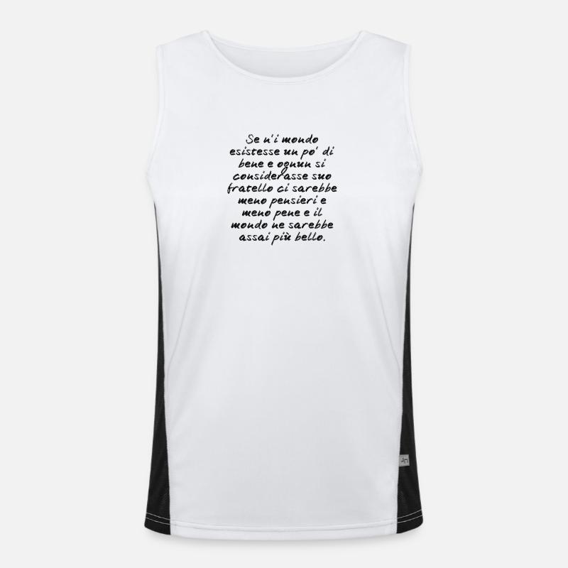 Poem Pacciani 2 Men's Functional Contrast Tank Top 