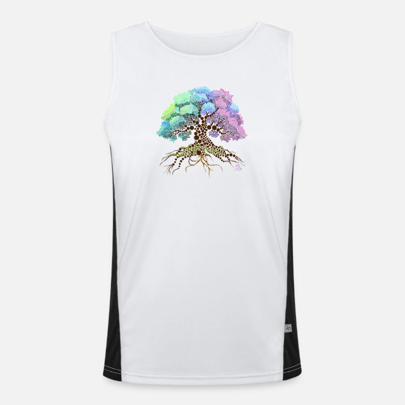 Tree Men's Functional Contrast Tank Top 