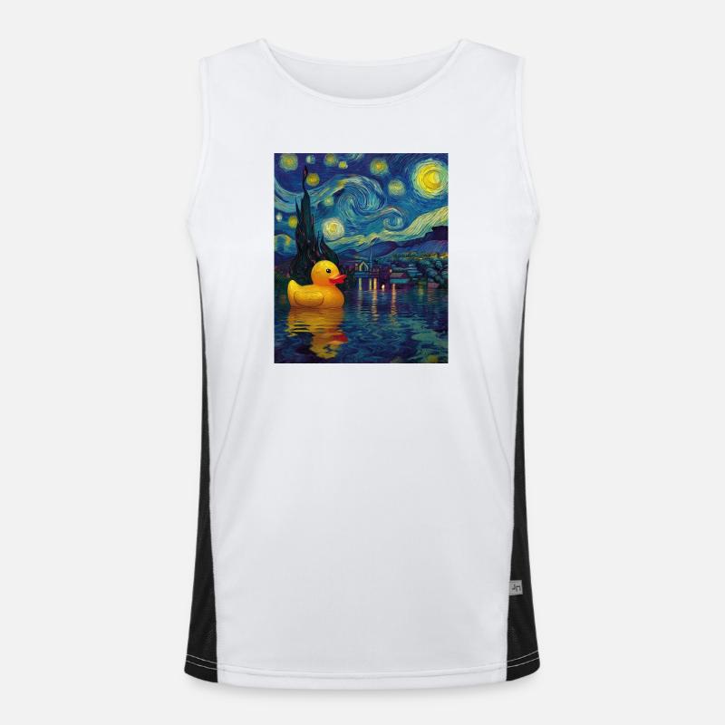 Rubber duck Men's Functional Contrast Tank Top 
