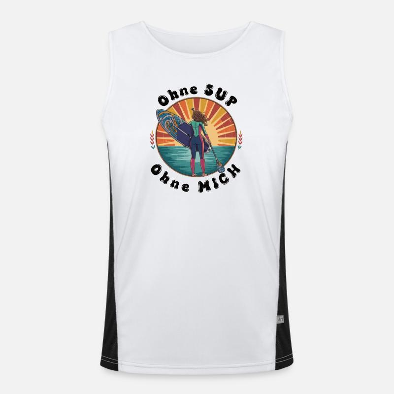 sans SUP - sans MOI Débardeur respirant contrasté Homme 