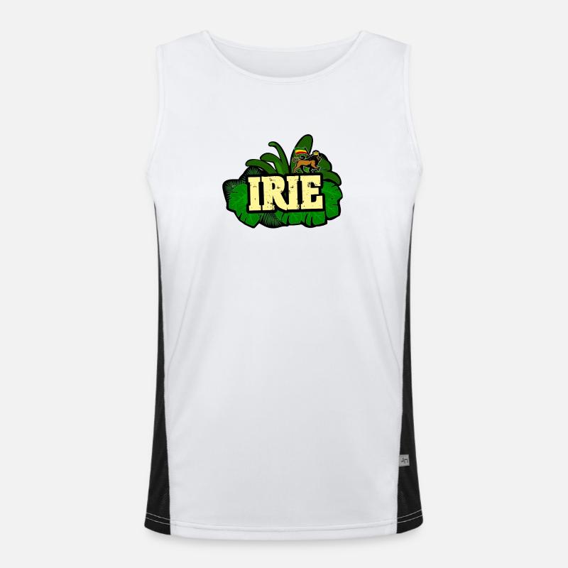 Reggae Irie Men's Functional Contrast Tank Top 