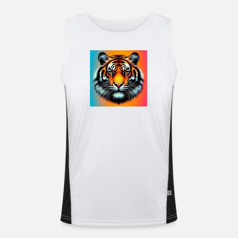 tigre Débardeur respirant contrasté Homme 