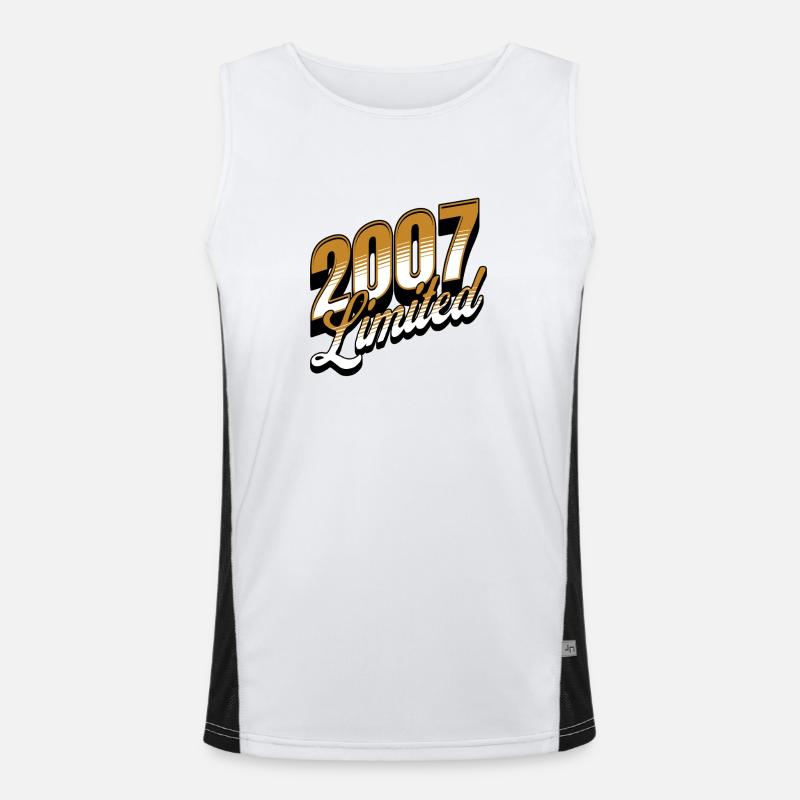 2007 Limited Edition 18th Birthday Men's Functional Contrast Tank Top 