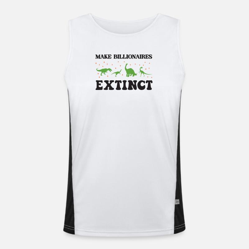 Make Billionaires Extinct Men's Functional Contrast Tank Top 