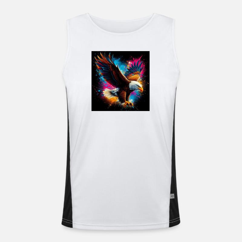 Adler Funktionelles Kontrast-Tank Top für Männer 