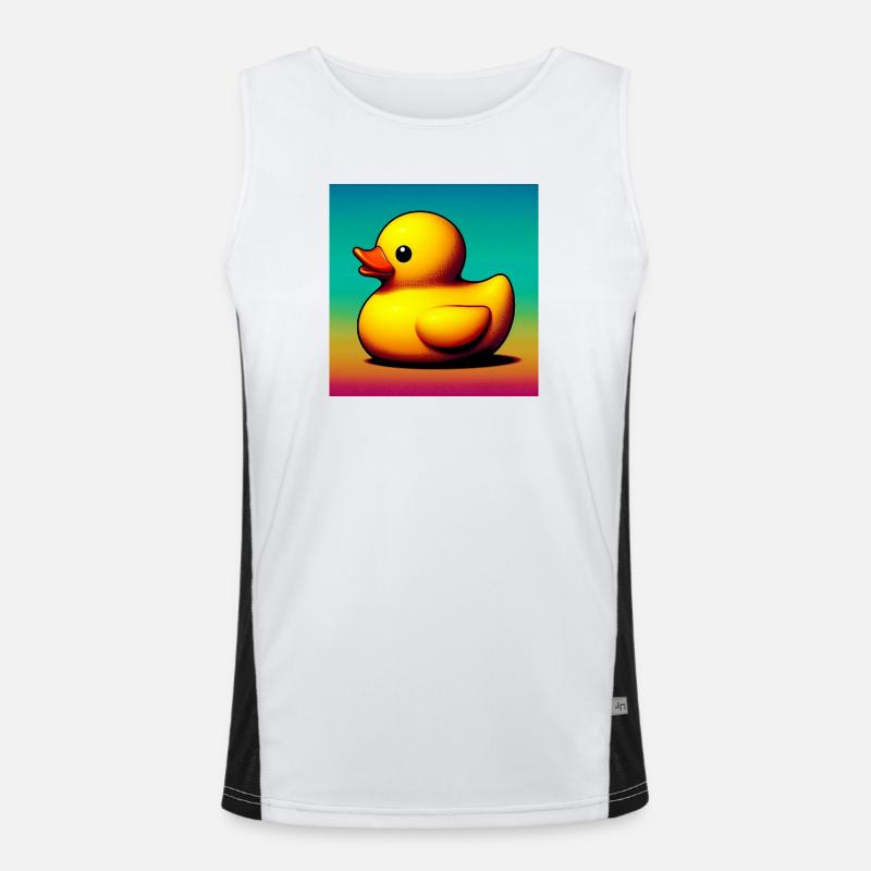 Duckling Duck Duck Duck Men's Functional Contrast Tank Top 