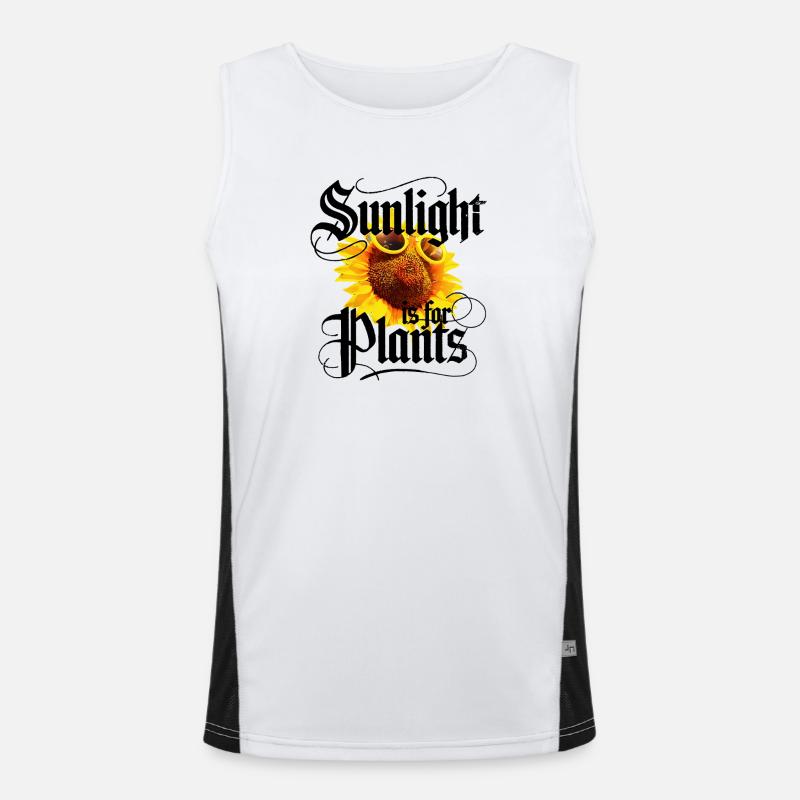 Sunlight is for Plants Men's Functional Contrast Tank Top 