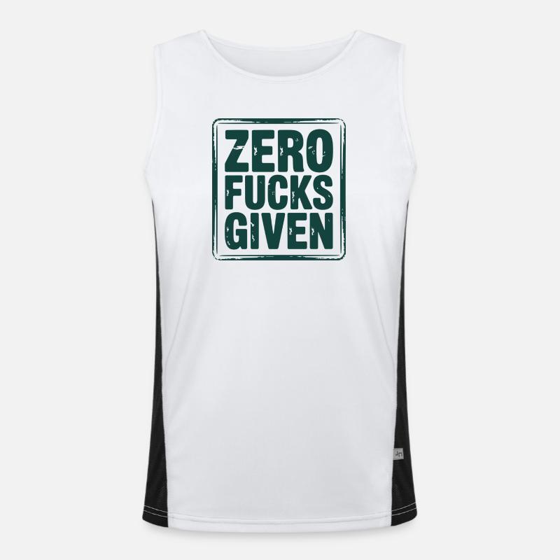 Entspanntes, rebellisches Statement-Design Funktionelles Kontrast-Tank Top für Männer 