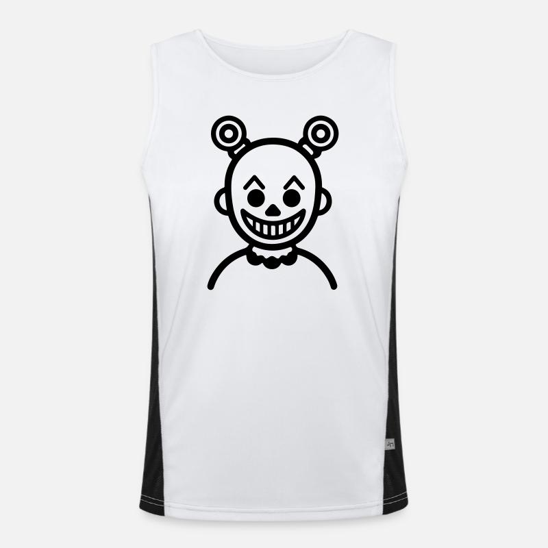 Clown Comic Men's Functional Contrast Tank Top 