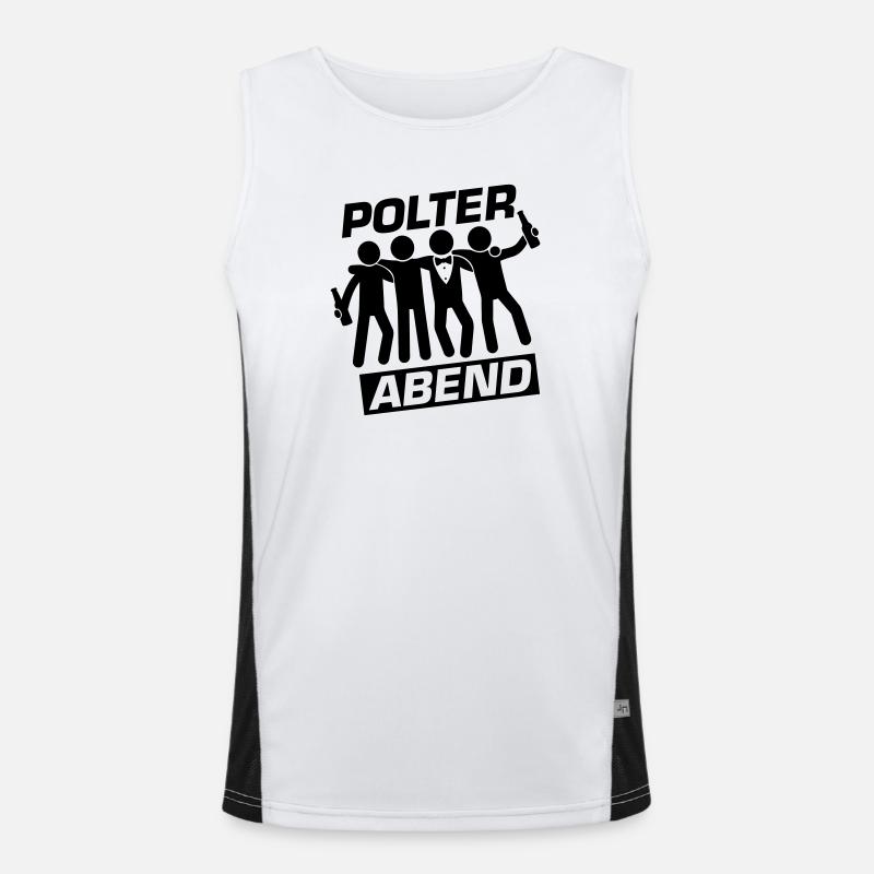 Polterabend Crew Polterhochzeit Funktionelles Kontrast-Tank Top für Männer 