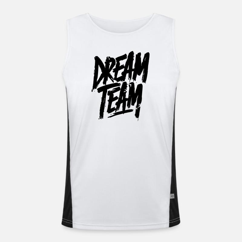 Dream Team Funktionelles Kontrast-Tank Top für Männer 