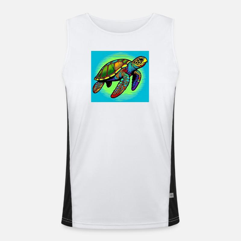 turtle Men's Functional Contrast Tank Top 